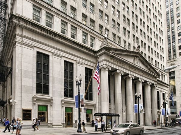 Located just inside of 231 LaSalle in the Financial District is 90th Meridian