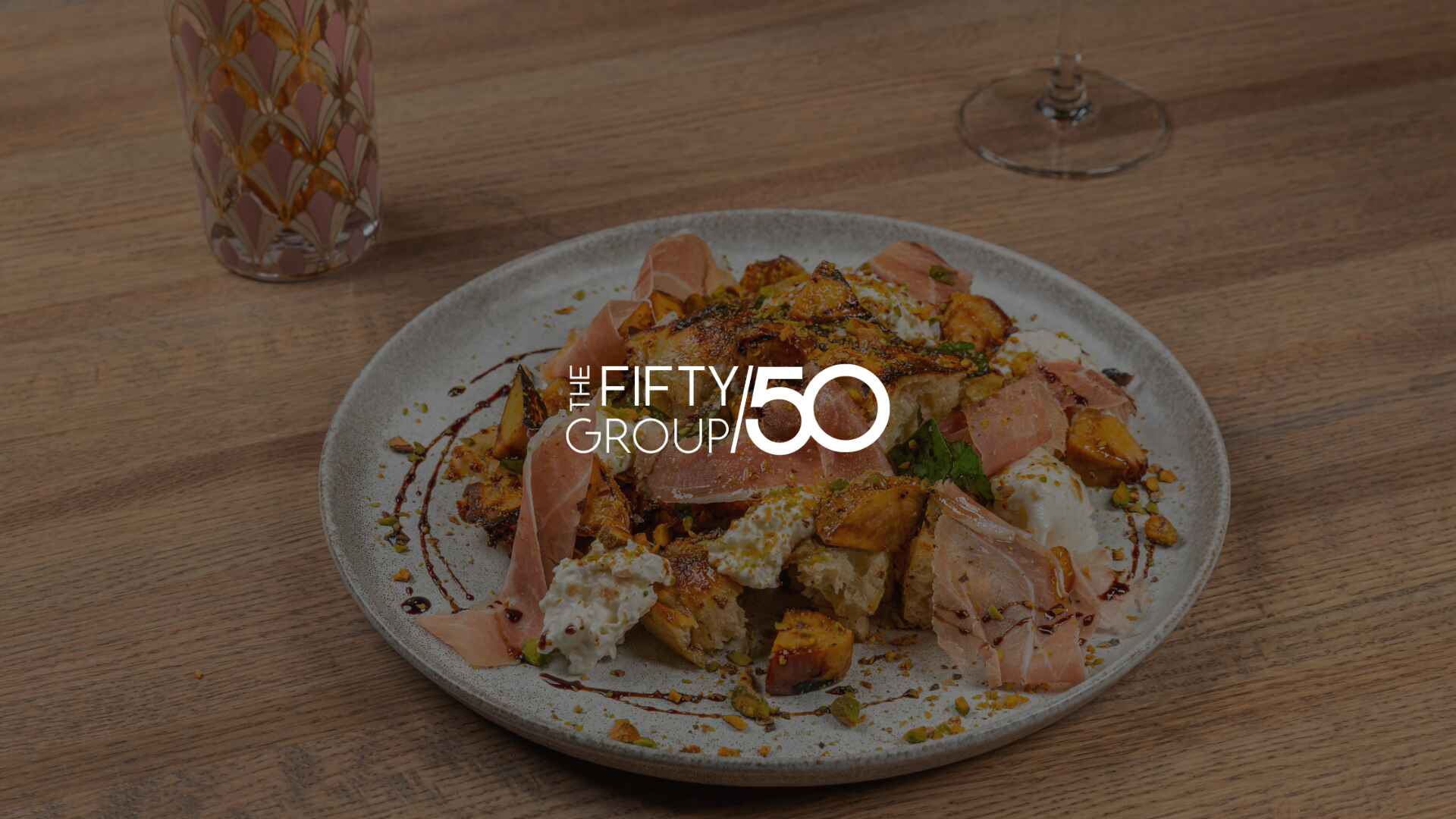 Culinary Delights abound at the Fifty/50 Group with this Panzanella Salad from The Professor, Tony Scardino.