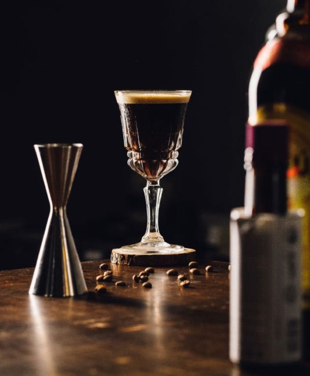 Martinis are a specialty at Professor Pizza