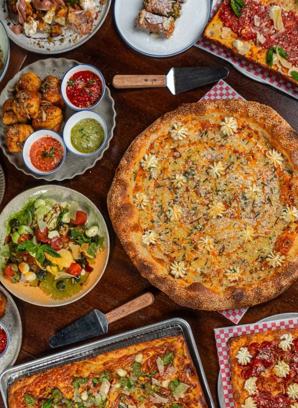 Professor Pizza's menu has pizza, salads, appetizers, and many other freshly made, amazing entrees.
